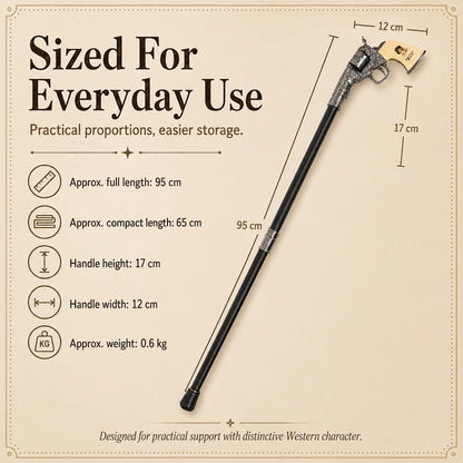 🤠 Vintage Western Walking Cane – Classic Cowboy-Inspired Walking Stick (📦Buy 2 Free Shipping)