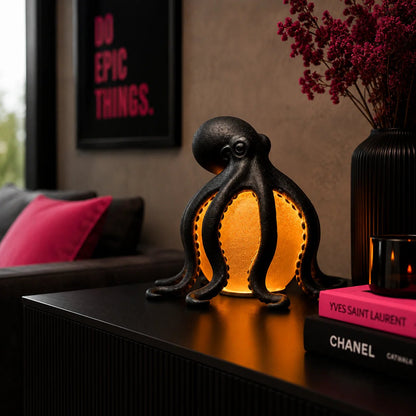 🎁🎉Last Day 49%OFF🌟🐙 Ocean Sculpture Octopus Ambient Table Lamp