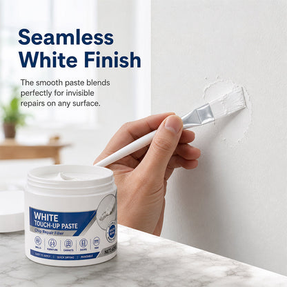 White Furniture Touch-Up Paste with Brush