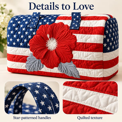 Handmade Quilted USA Tote Bag 🇺🇸 Proudly American-made💖