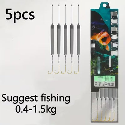 🎣 Pre-Tied Off Bottom Fishing Rig | Anti-Snag Floating Bottom Hook Leaders
