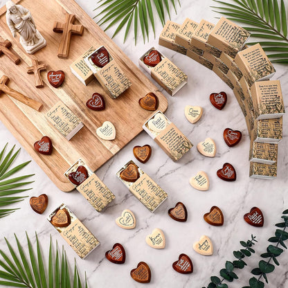 ⏳ Limited-time 49% OFF - ✝️🎁 Christian Pocket Heart Gift Set (Set of 12)