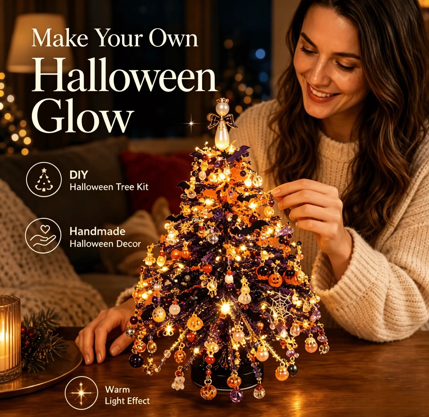 🏆Flash Sale✨DIY Beaded Christmas Tree Kit🎅🎄