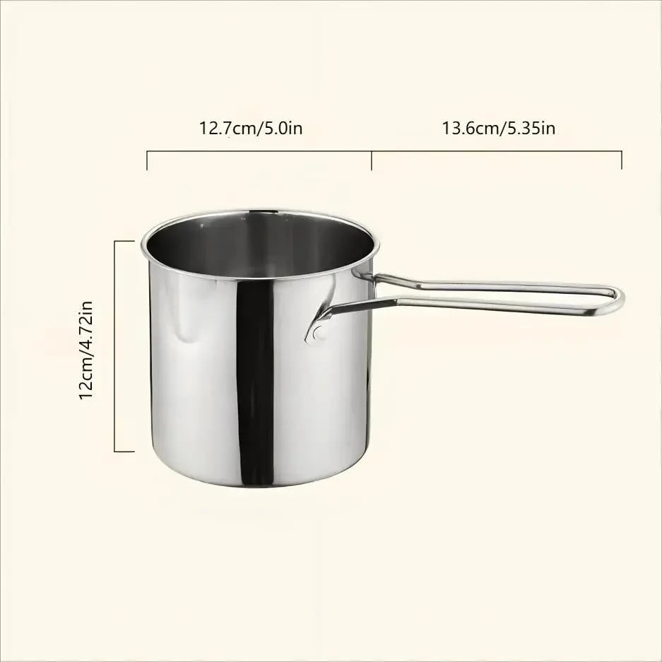 🎁Last Day Promotion 49% OFF🔥Compact Fry Pot with Filter Basket – Stainless Steel, Complete Accessory Kit