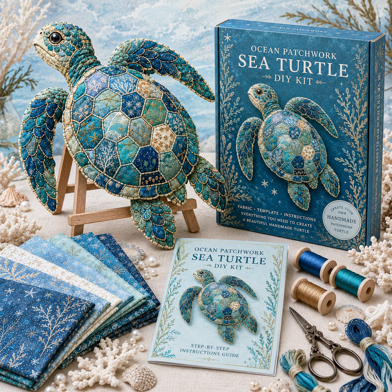 🔥LAST DAY 50% OFF - 🌊Ocean Patchwork DIY Kit
