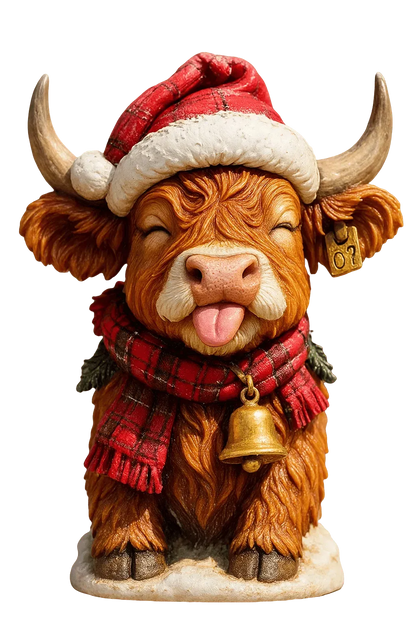 🎄 24 Days of Highland Cow Christmas Advent Calendar 2026 | 24 Unique 3D Cow Figures