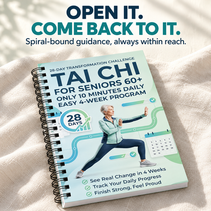 ☯️ 28-Day Tai Chi Practice Book for Beginners and Seniors