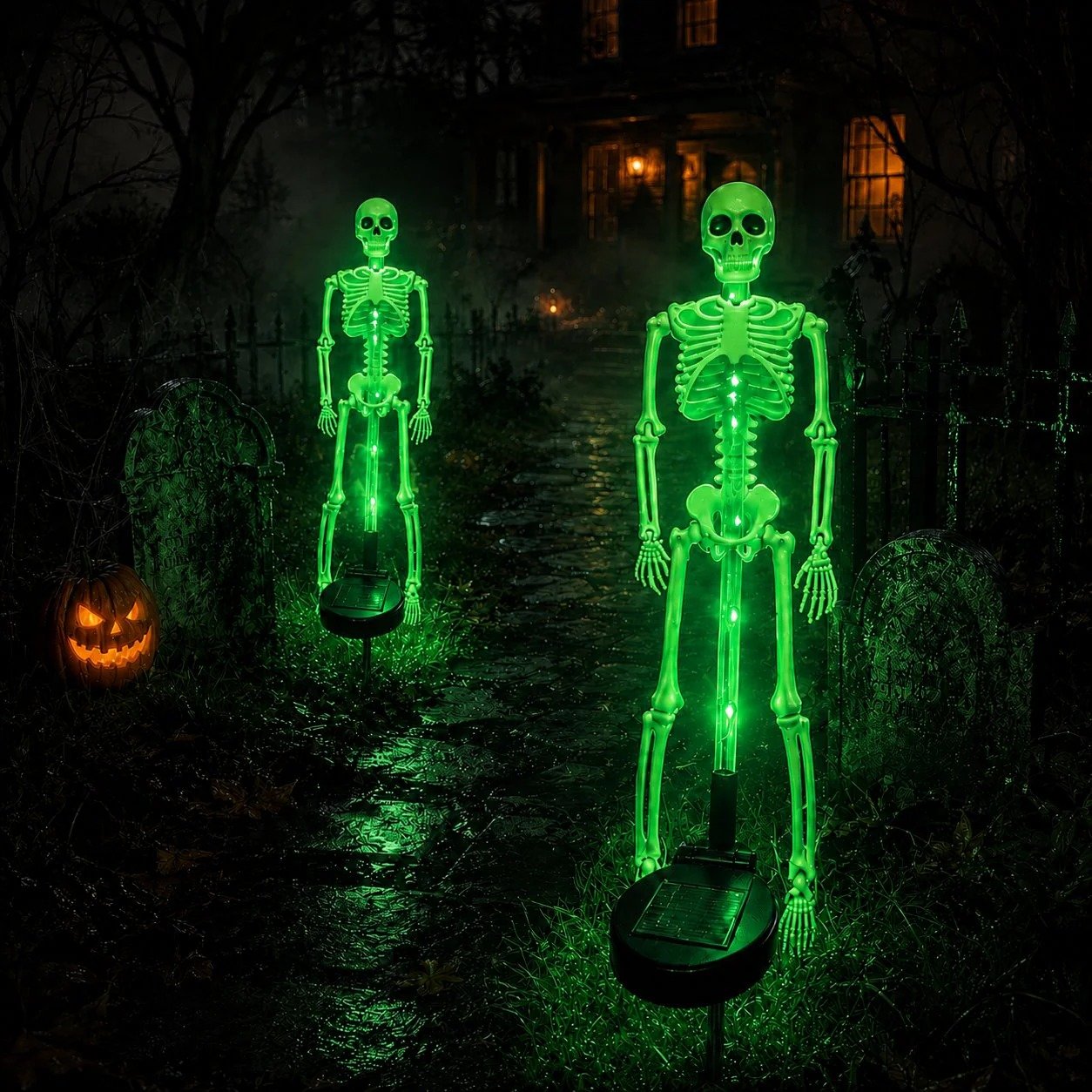 🔥Hot Sale - 49% OFF🎉Solar Skeleton YardStake