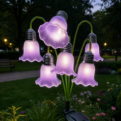 📢49% OFF !! ⏰Solar Flower Lights Outdoor Garden Decorations