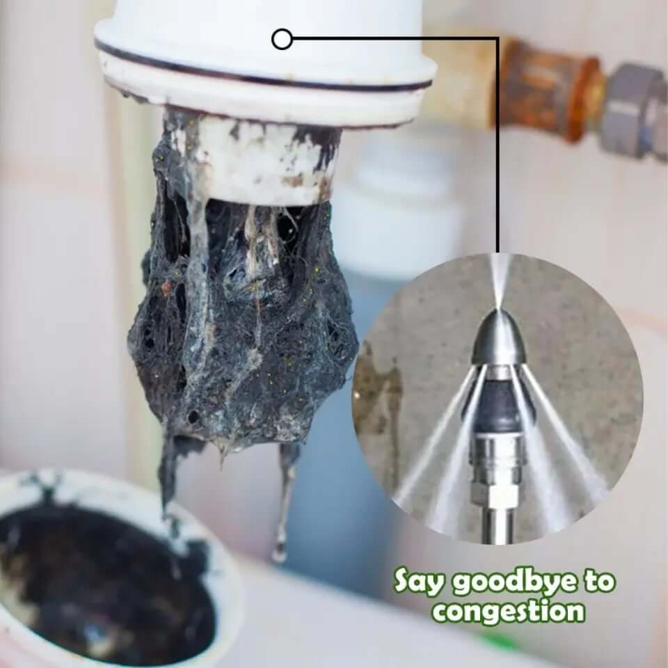 🔥Hot Sale - 49% OFF🔥Sewer Cleaning Tool High-Pressure Nozzle