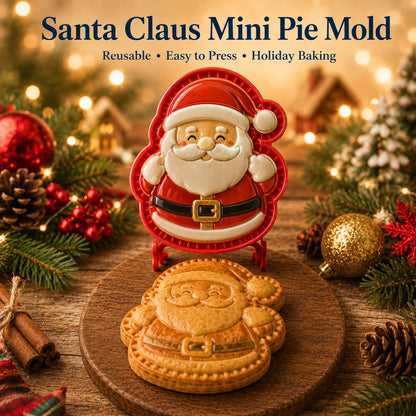 ⏳ Last Day 49% OFF – 🎄 9-Design Christmas Mini Pie Mold Collection | Reusable Embossed Molds for Shaping Detailed Santa, Snowman, Reindeer, Tree & Holiday Pies 🥧✨