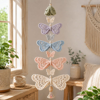 Butterfly Garden Cascade DIY Crochet Kit