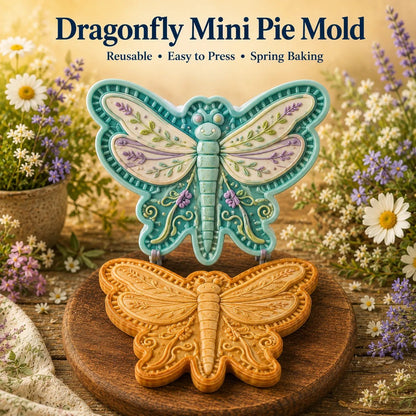 ⏳ Last Day 49% OFF – 🌸 8-Design Spring Garden Mini Pie Mold Collection | Reusable Embossed Molds for Shaping Detailed Bee, Butterfly, Ladybug, Sunflower, Cottage & More 🥧✨