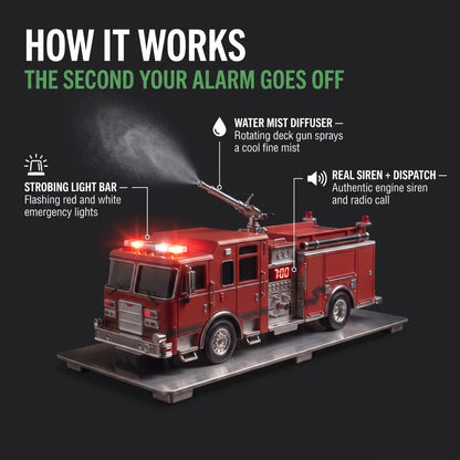 ⏰LAST DAY 60% OFF🚒PullBox - Firefighter Alarm Clock🔥