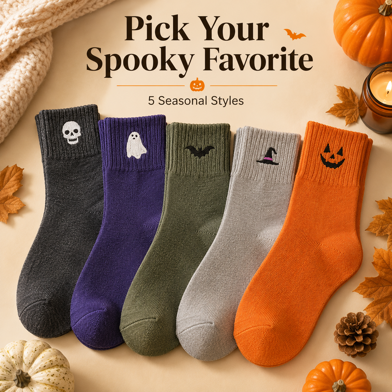 🧦Viral Cute Halloween Socks for Women 🎃