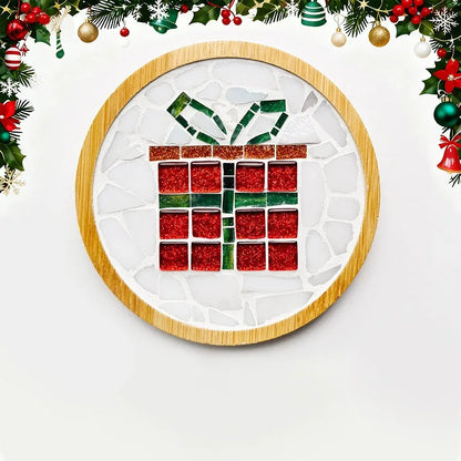 DIY Mosaic Christmas Coaster Kit – 6 Designs