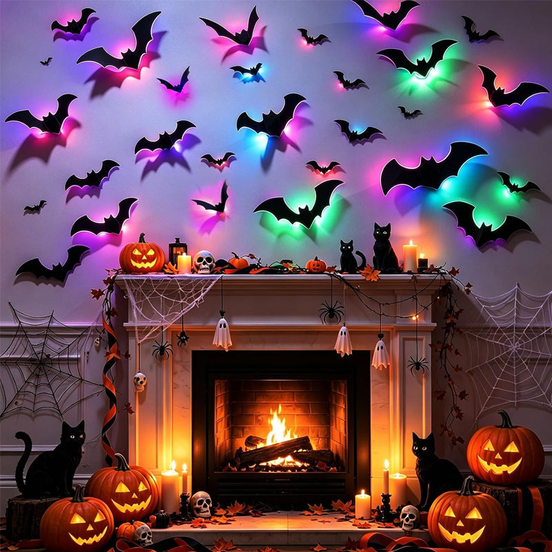 Halloween LED Flying Bat Decorations