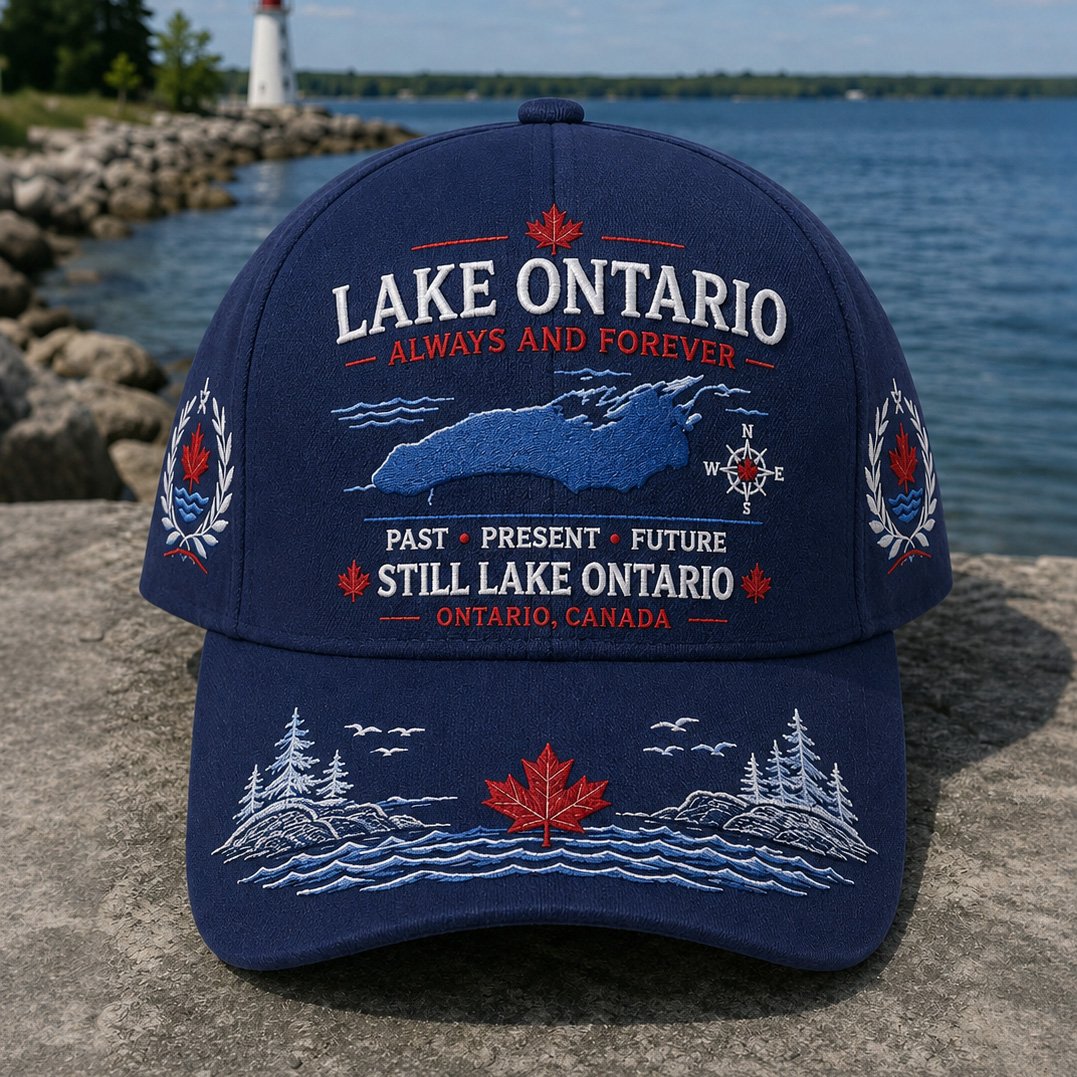 🔥LAST DAY 50% OFF - 🍁Lake Ontario · Always and Forever — The Cap That Carries Your Lake Story (🧢100% Cotton)