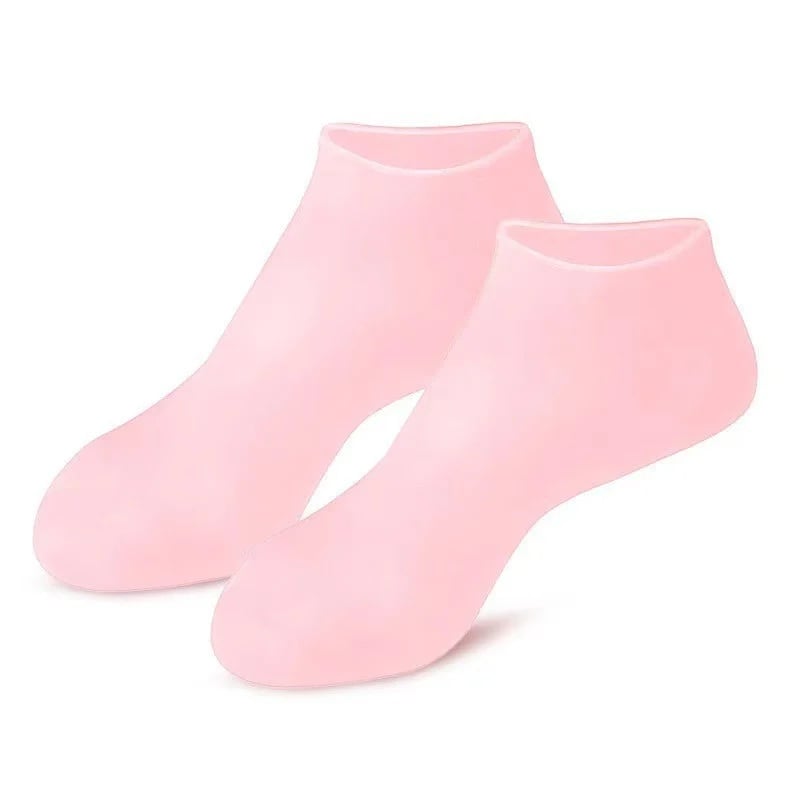 🔥Hot Sale 50% OFF🔥 Women's Silicone Foot Socks – Moisturizing Gel, Cracked Heel Repair, Reusable 🦶
