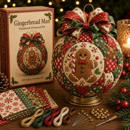 🎄Christmas Classics Patchwork Ornament DIY Kit🎁