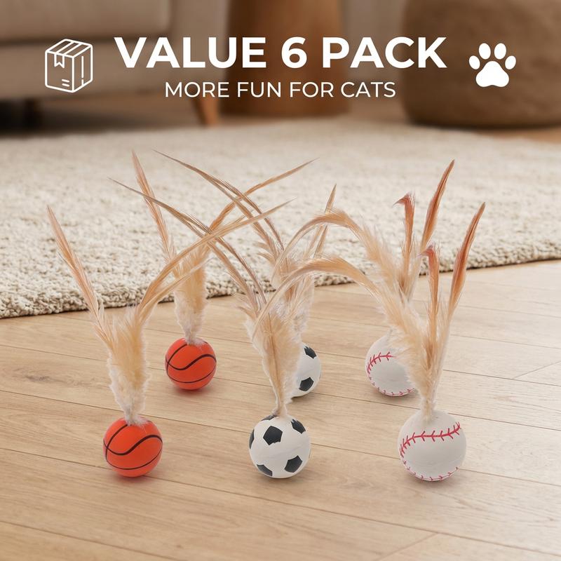 6Pack Hunt & Bounce Sports Balls