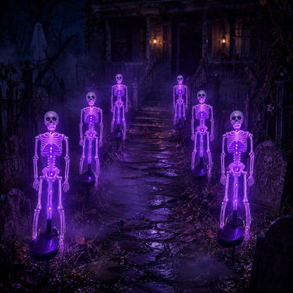 🔥Hot Sale - 49% OFF🎉Solar Skeleton YardStake