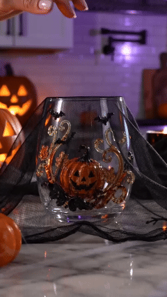 🎃 3D Halloween Glassware Collection | Spooky Sips & Cozy Glow