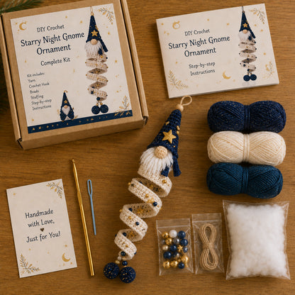 🔥49% OFF🎄 DIY Crochet Gnome Ornament Collection📦Limited Stock🎁