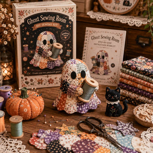 🔥 👻Little Ghost’s Cozy Halloween DIY Patchwork Kit