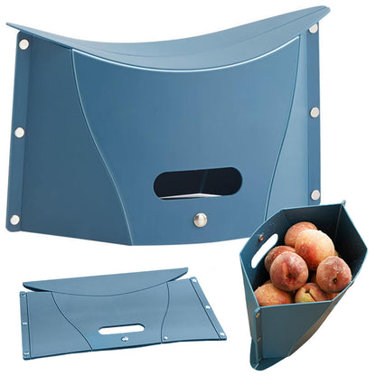 Ultralight Folding Travel Stool & Airplane Footrest——Relief for Long Flights, Camping & Outdoor Waiting