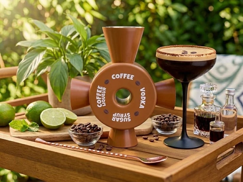 🍸The Home Bartender Cocktail Jigger – Perfect for Cocktail Lovers, Beginners & Anyone Ready to Mix Like a Pro 🍸