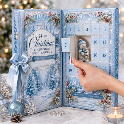 🔥🎄 24-Day Christmas Countdown Advent Calendar – Snowman Christmas Series