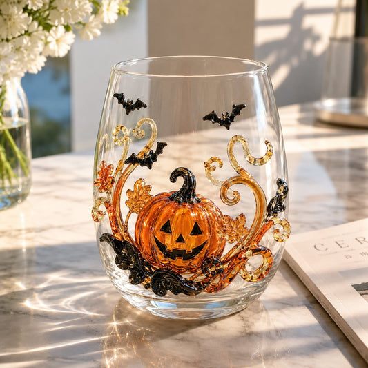 🎃 3D Halloween Glassware Collection | Spooky Sips & Cozy Glow