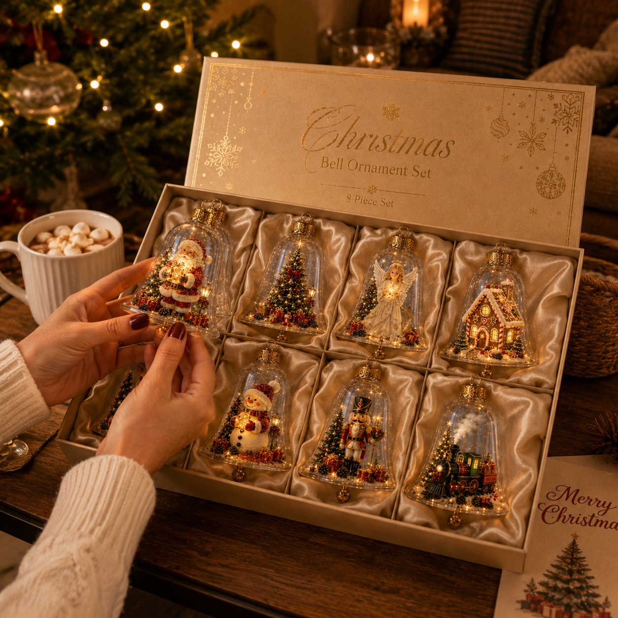 🔥 Limited Time 69% OFF🔔✨ Glowing Christmas Bell – A Magical Light-Up Holiday Decoration