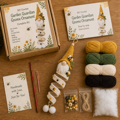 🔥49% OFF🎄 DIY Crochet Gnome Ornament Collection📦Limited Stock🎁
