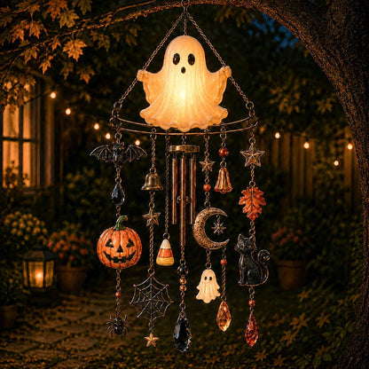 Halloween-Themed Crystal Wind Chime