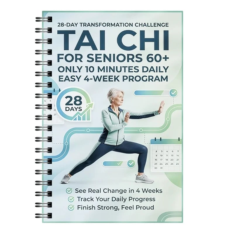 ☯️ 28-Day Tai Chi Practice Book for Beginners and Seniors