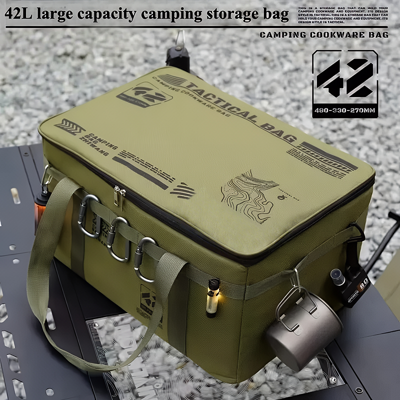 🔥Hot Sale 49% OFF🔥Large Capacity Outdoor Folding Storage Bag Waterproof Portable Camping & Picnic Organizer