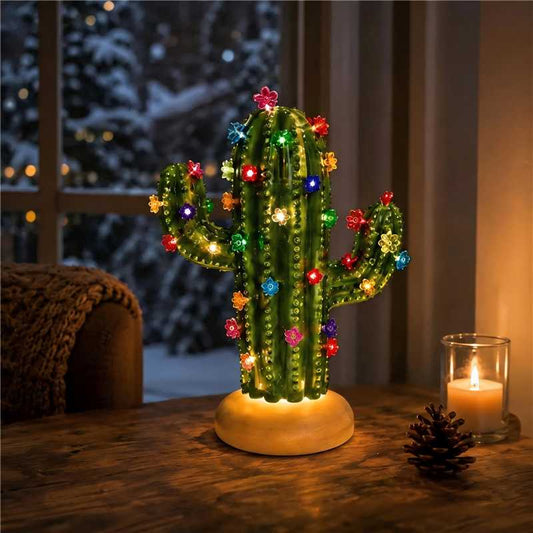 🌵 DIY Cactus Lamp – Endless Cozy Glow ✨