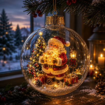 🔥Limited time 70% OFF -✨🎄 Glowing Christmas Story Ornament – Light-Up Mini Holiday Scene