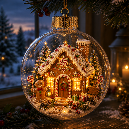 🔥Limited time 70% OFF -✨🎄 Glowing Christmas Story Ornament – Light-Up Mini Holiday Scene