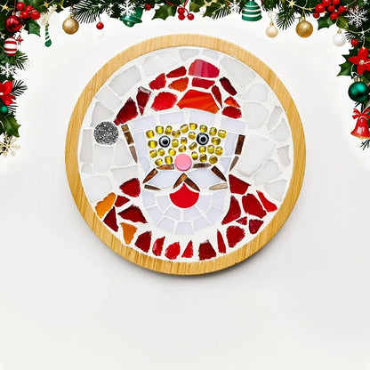 DIY Mosaic Christmas Coaster Kit – 6 Designs