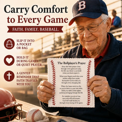 ⚾ Last Day 50% OFF - Baseball Prayer Pocket Quilt