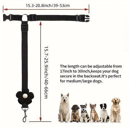 🔥BUY 1 GET 1 FREE 🔥Enjoy Stress-Free Drives with Your Pup: 2-Pack Dog Travel Safety Belts 🐶🚗