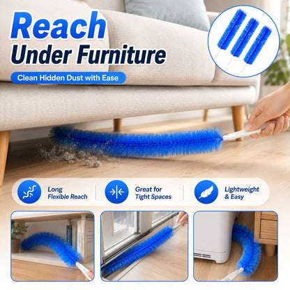 Bendable Microfiber Head, Reusable Dust Remover ✨