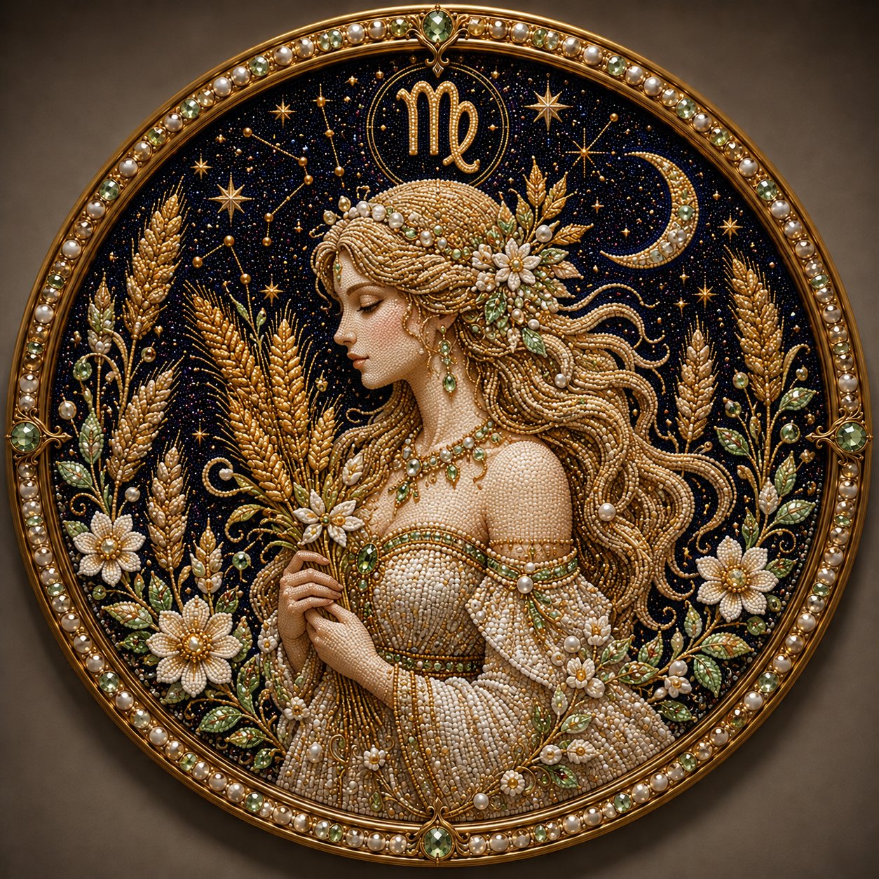 🔥LAST DAY 50% OFF - ♈12 Zodiac Signs Pearl Art Kit — The Perfect Personalized Gift for Astrology Lovers🌙