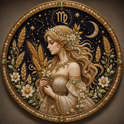 🔥LAST DAY 50% OFF - ♈12 Zodiac Signs Pearl Art Kit — The Perfect Personalized Gift for Astrology Lovers🌙