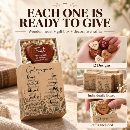 ⏳ Limited-time 49% OFF - ✝️🎁 Christian Pocket Heart Gift Set (Set of 12)