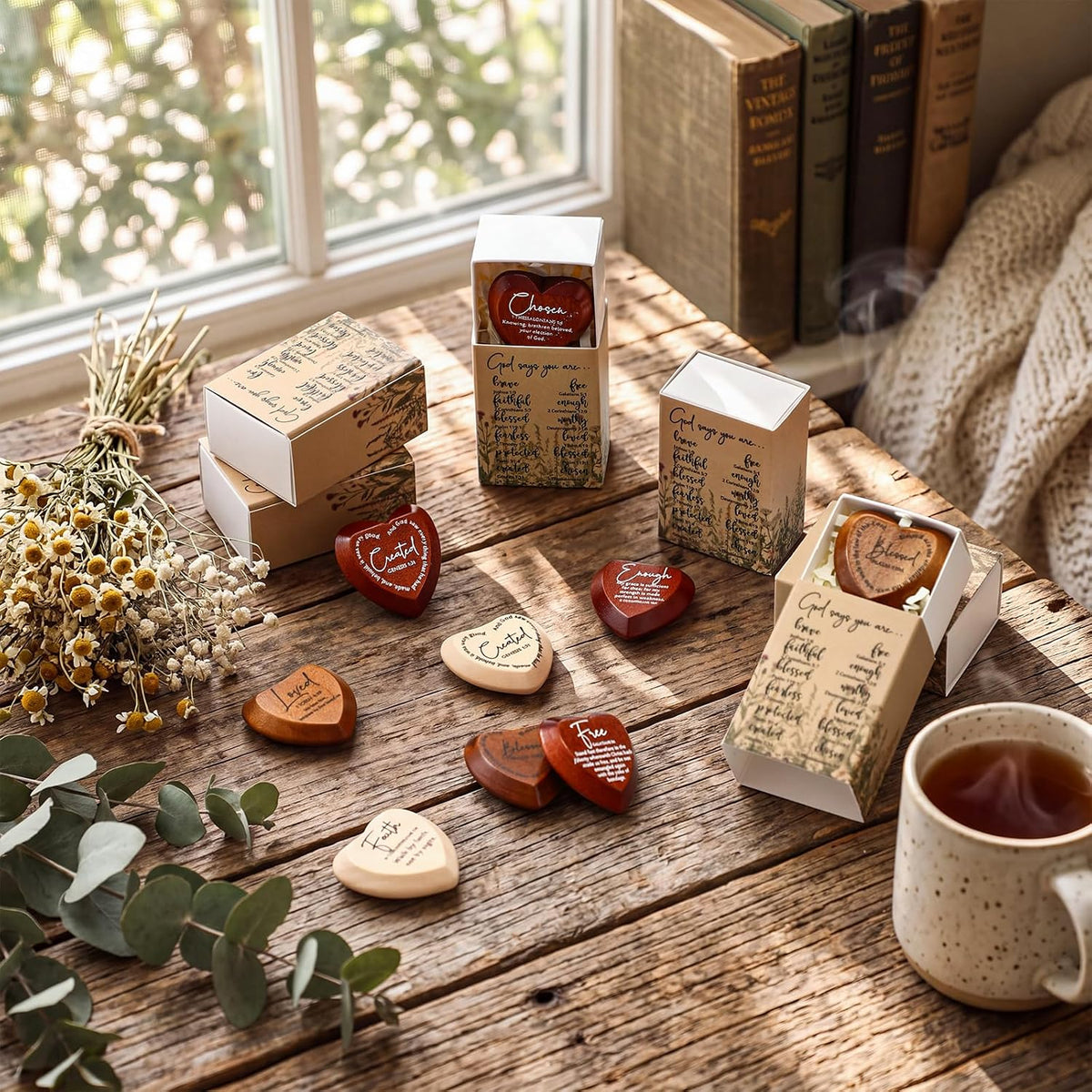 ⏳ Limited-time 49% OFF - ✝️🎁 Christian Pocket Heart Gift Set (Set of 12)