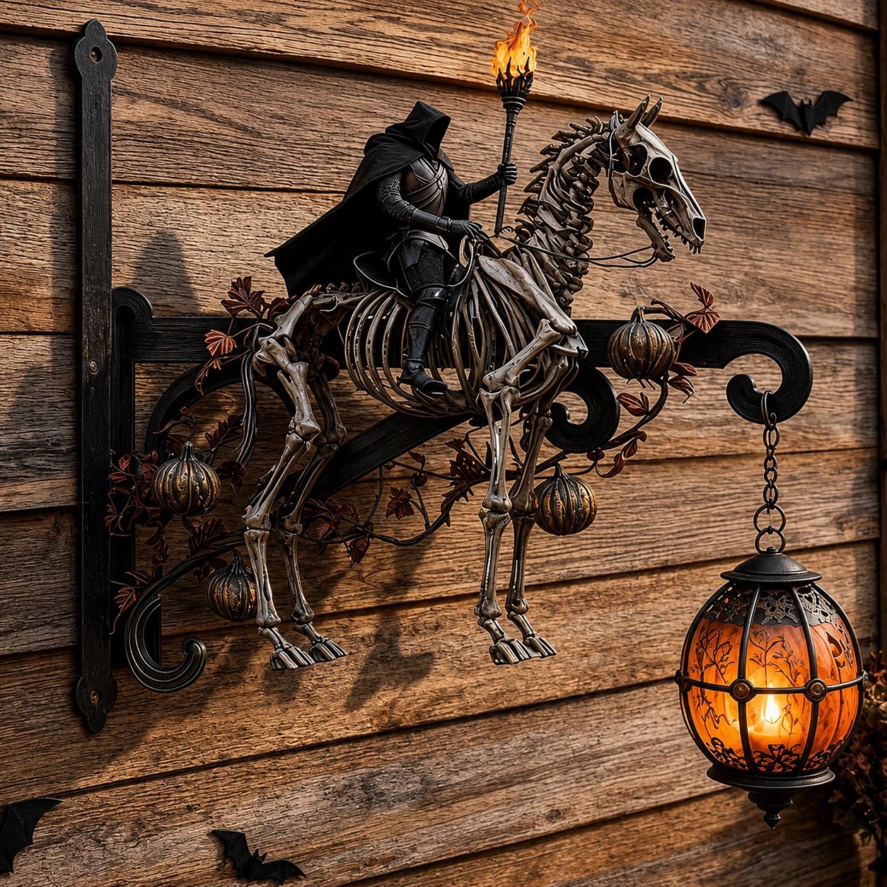 🔥HOT SALE🔥Halloween Decorative Wall Hook - Spooky Outdoor Metal Hanger For Porch & Garden Decor